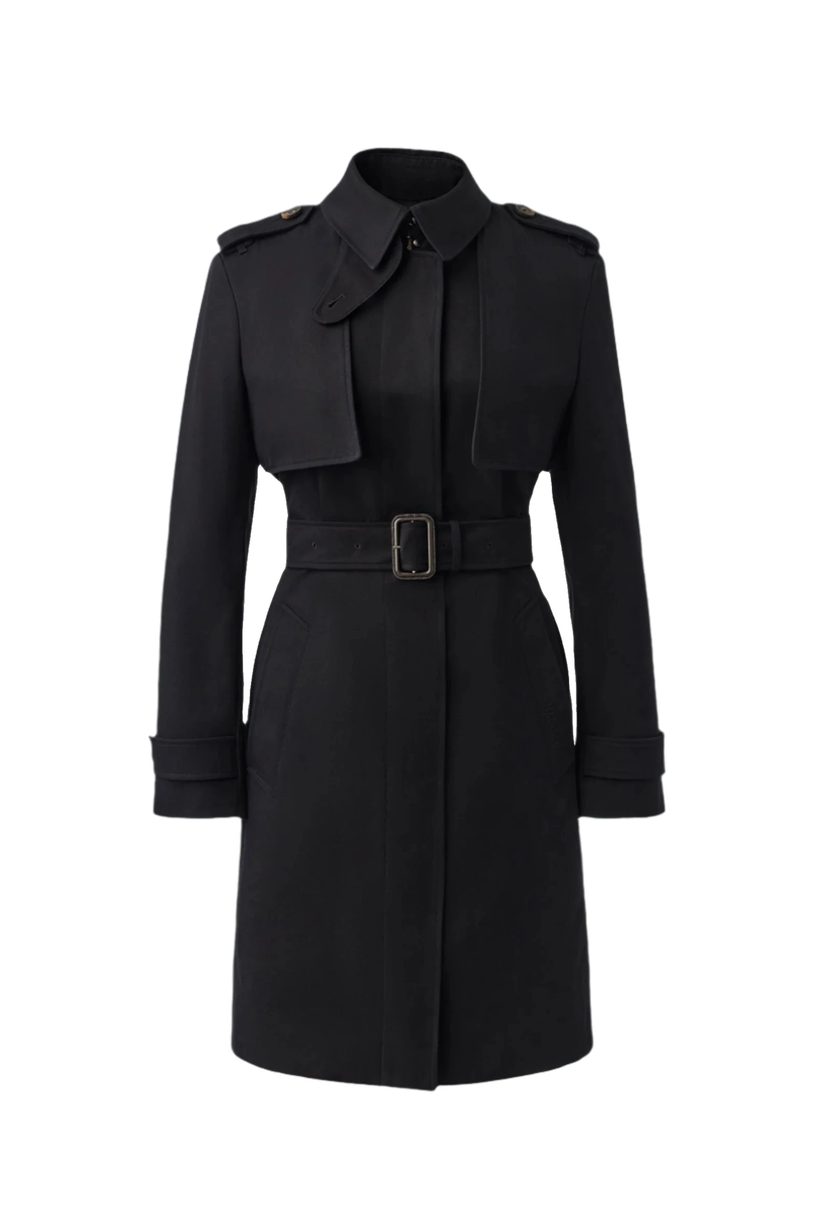 Mackage Winn-Z 2-In-1 Classic Trench Coat in Black mackage winn-z 2-in-1 classic trench coat
