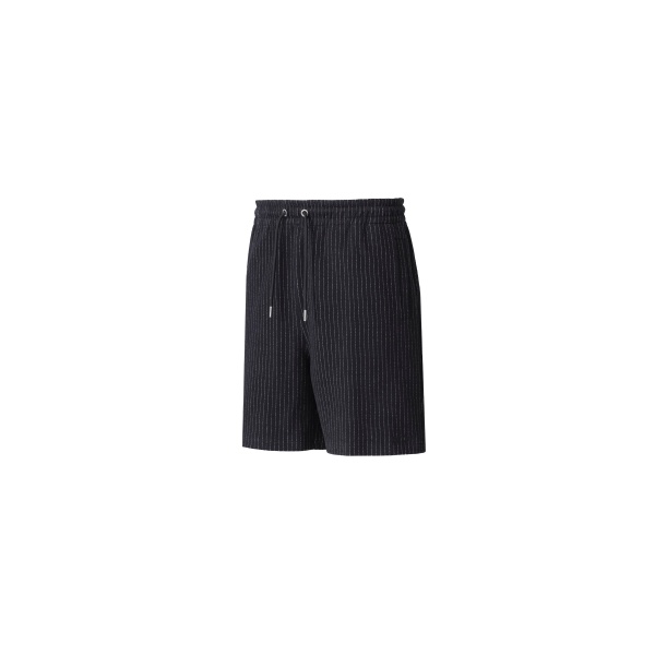 Mackage Zander-K Striped Drawcord Shorts in Navy-Cream
