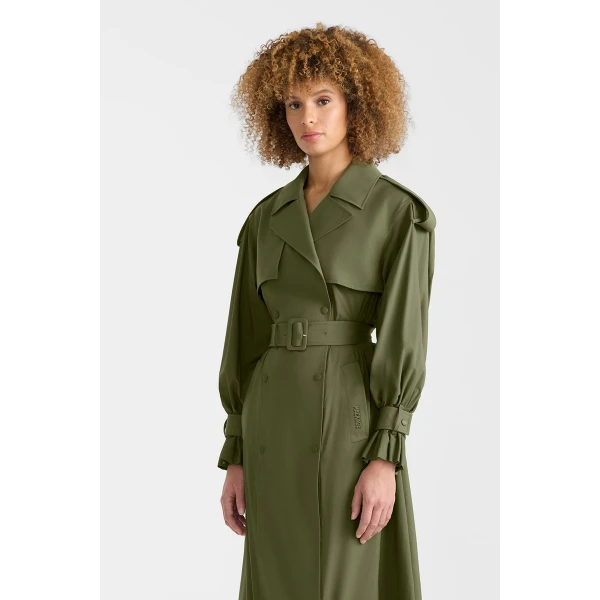 zonomi lightweight trench coat light military