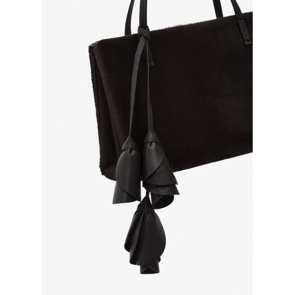 Magda Butrym Barbara bag in brown haircalf leather, view 3