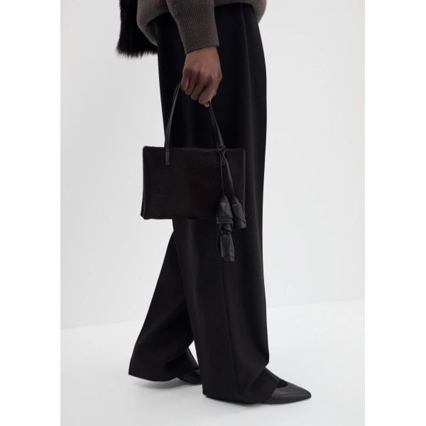 Magda Butrym Barbara bag in brown haircalf leather, view 5
