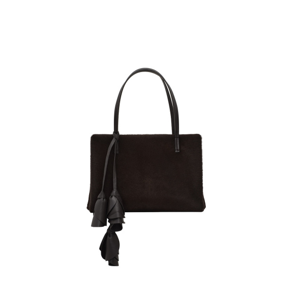 Magda Butrym Barbara bag in brown haircalf leather