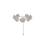 Magda Butrym Crystal cluster choker in silver