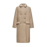 Magda Butrym Insulated double-breasted coat in beige