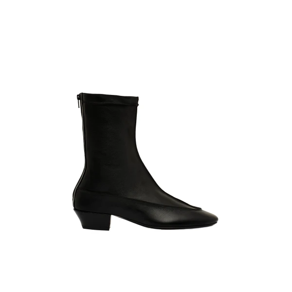 Magda Butrym Leather ankle boots in black