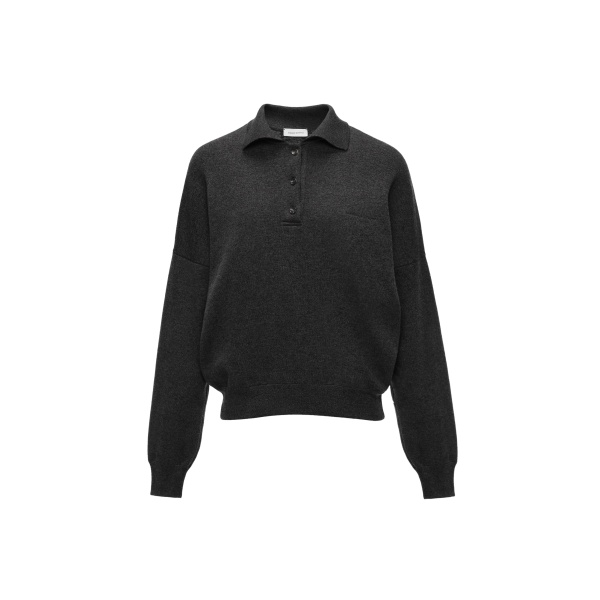 Magda Butrym Relaxed polo sweater in grey
