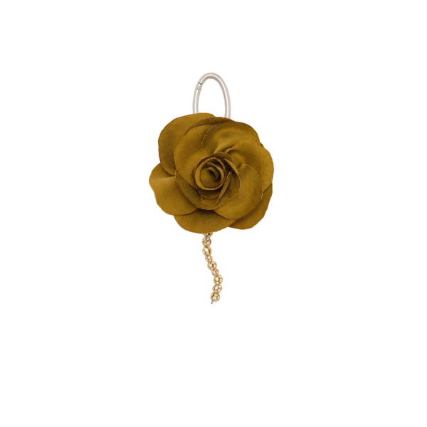Magda Butrym Rose keychain in khaki