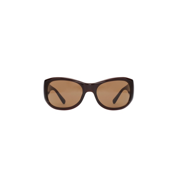Magda Butrym Round sunglasses in milky brown