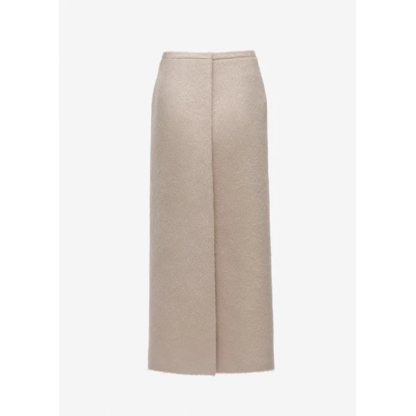 Magda Butrym Seamless pencil skirt in beige, view 2