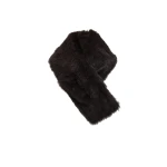 Magda Butrym Short fur scarf in dark brown