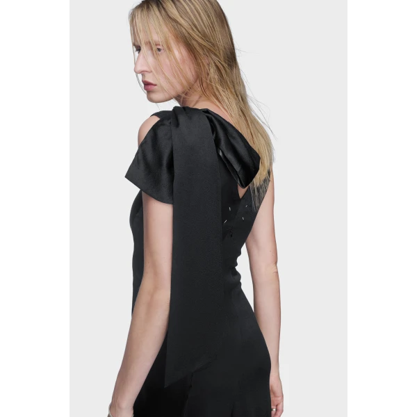 Maison Margiela Bias-Cut Evening Gown in Black | Evening Gowns | Coveti