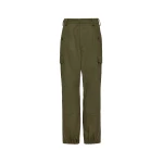 Maison Margiela Cotton Cargo Trousers in Olive | Coveti