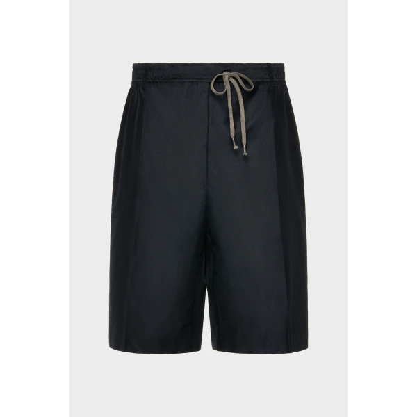 Maison Margiela Cotton Drawstring Shorts in Dark Blue | Shorts | Coveti