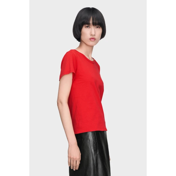 Maison Margiela Cotton Jersey T-Shirt in Red | T-shirts | Coveti