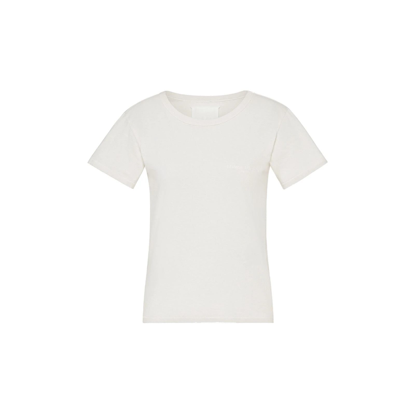 Maison Margiela Cotton Jersey T-Shirt in White Maison Margiela Cotton Jersey T-Shirt in White | Coveti