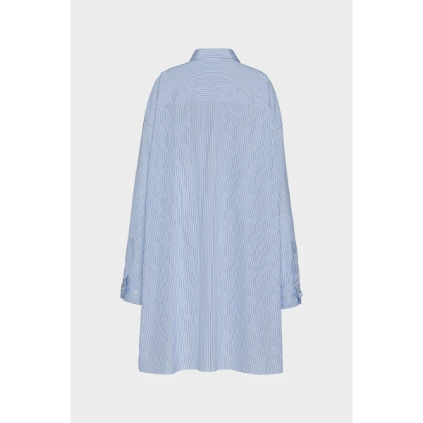 Maison Margiela Cotton Poplin Pinstripe Shirt in White | Shirts | Coveti