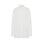 Maison Margiela Cotton Poplin Shirt in White | Coveti