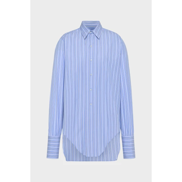 Maison Margiela Cotton Shirt in Black | Shirts | Coveti