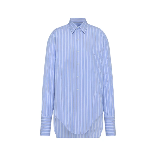 Maison Margiela Cotton Shirt in Black | Coveti