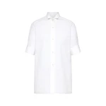 Maison Margiela Cotton Short-Sleeve Shirt in White | Coveti