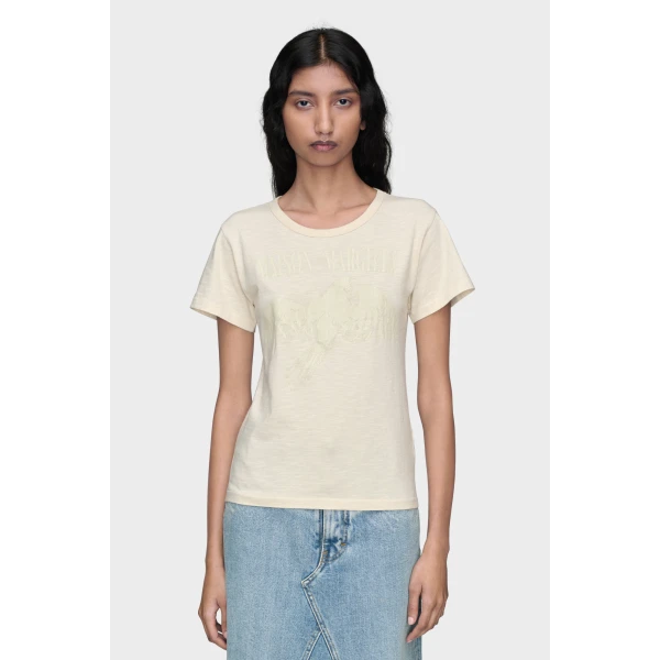 Maison Margiela Cotton T-Shirt in Cream | T-shirts | Coveti