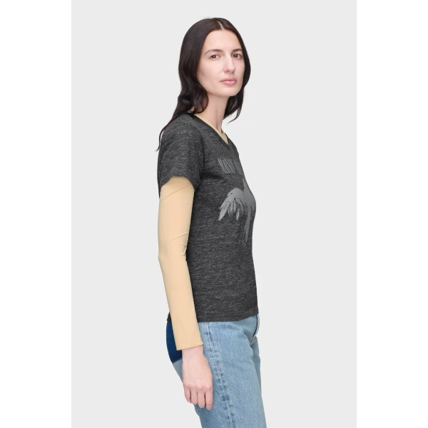 Maison Margiela Cotton T-Shirt in Dark Grey | T-shirts | Coveti
