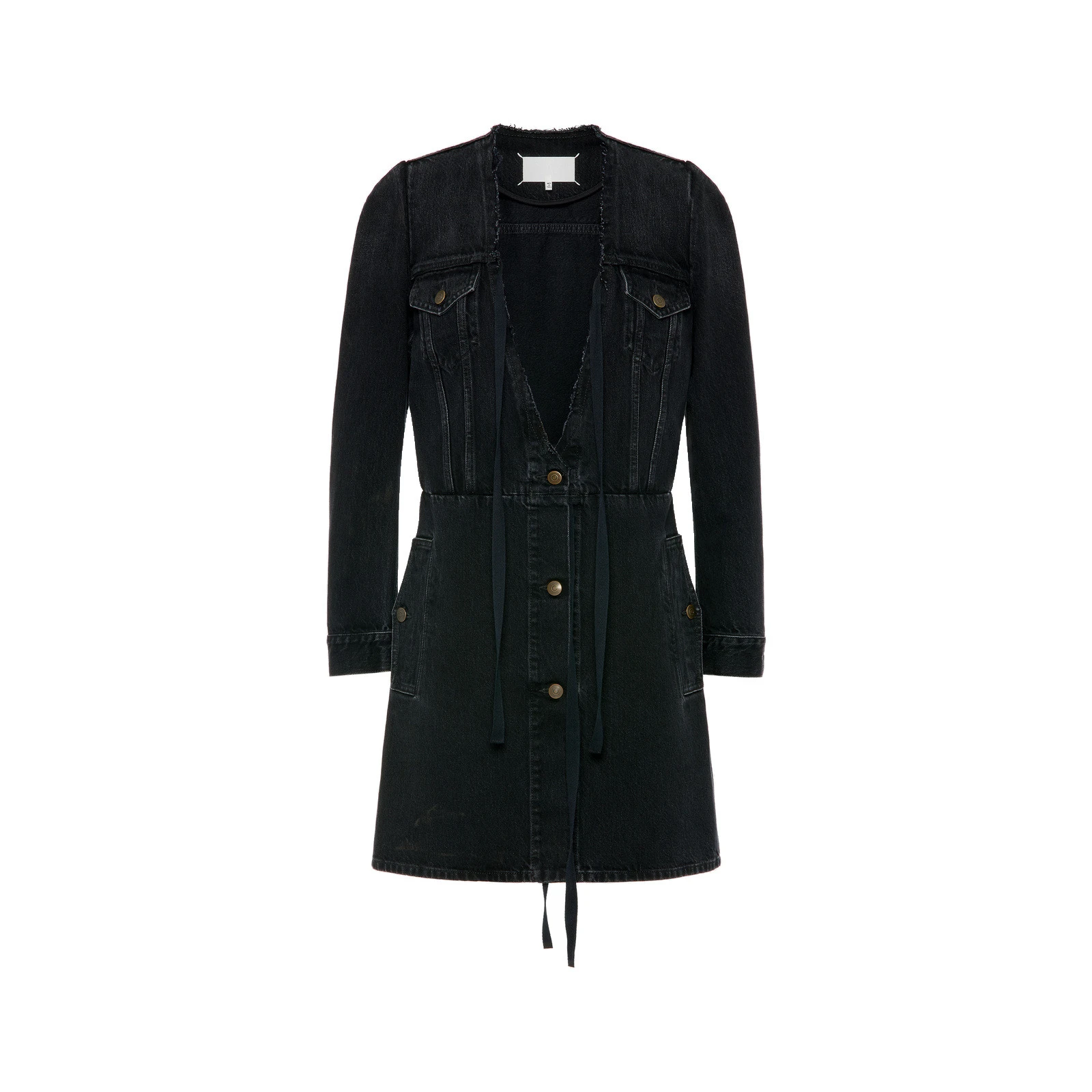 Maison Margiela Denim Jacket in Black Maison Margiela Denim Jacket in Black | Coveti