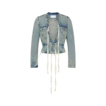 Maison Margiela Denim Jacket in Light Blue Maison Margiela Denim Jacket in Light Blue | Coveti