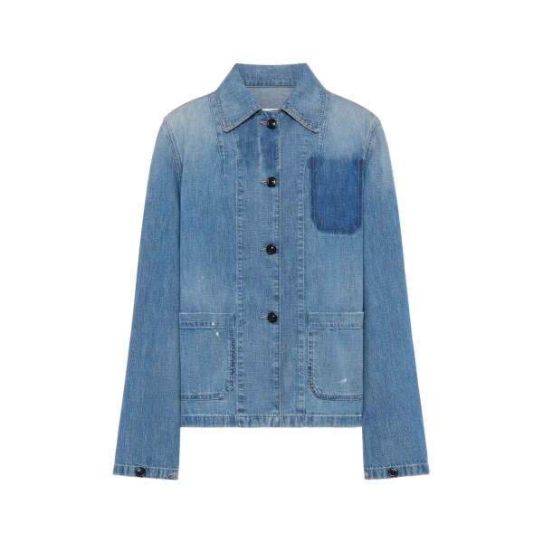 Denim Shirt in Vintage Medium Blue