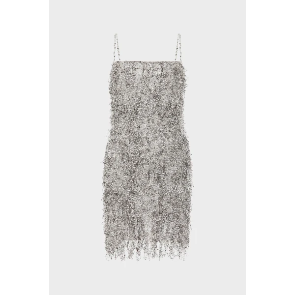 Maison Margiela Dipped Dots Slip Dress in White | Mini Dresses | Coveti