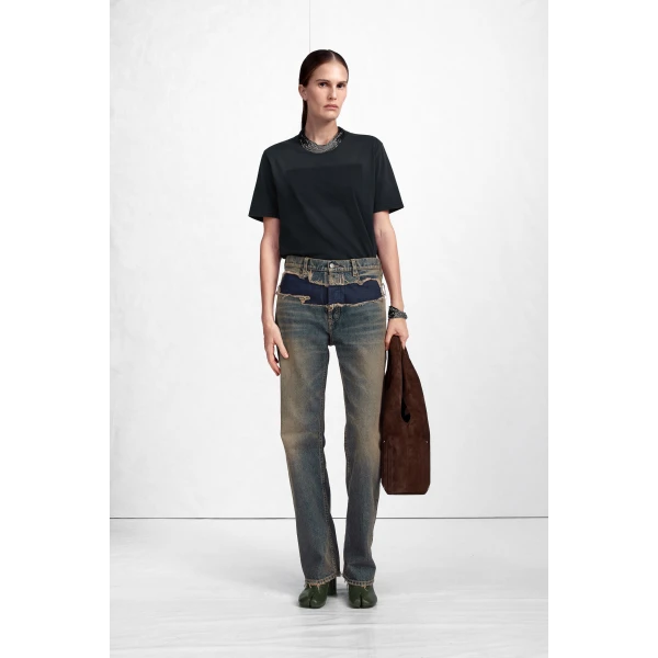Maison Margiela Distressed Jeans in Blue | Denim | Coveti