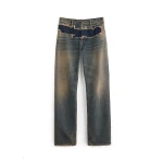 Maison Margiela Distressed Jeans in Blue | Coveti
