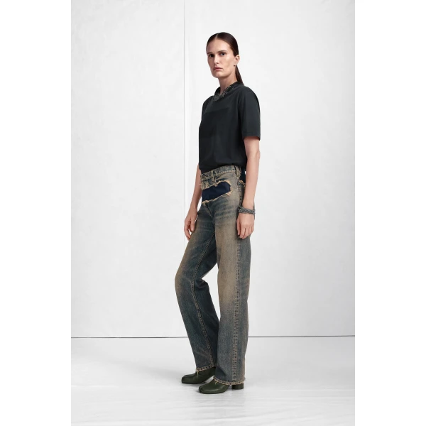Maison Margiela Distressed Jeans in Blue | Denim | Coveti