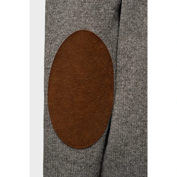 Maison Margiela Elbow Patch Cardigan in Grey | Cardigan | Coveti