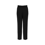 Maison Margiela Herringbone Wool Pleated Trousers in Black | Coveti