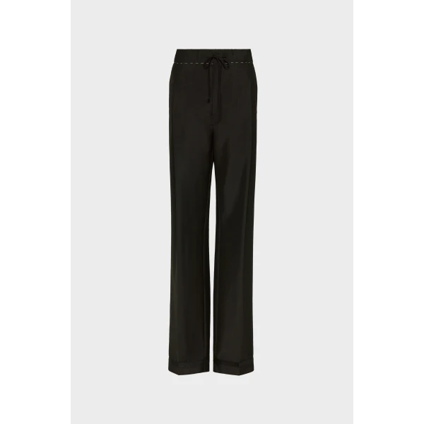 Maison Margiela Mohair Trousers in Black | Pants | Coveti