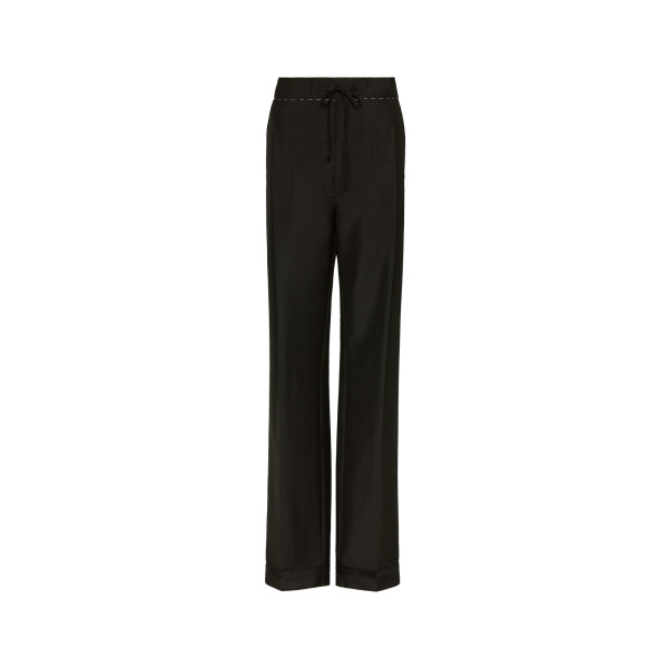 Mohair Trousers in Black