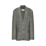 Maison Margiela Mohair Wool Blazer in Grey | Coveti