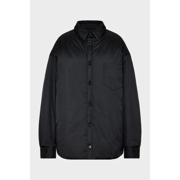 Maison Margiela Padded Shirt Jacket in Black | Jackets | Coveti