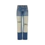 Maison Margiela Patchwork Panel Jeans in Blue Maison Margiela Patchwork Panel Jeans in Blue | Coveti