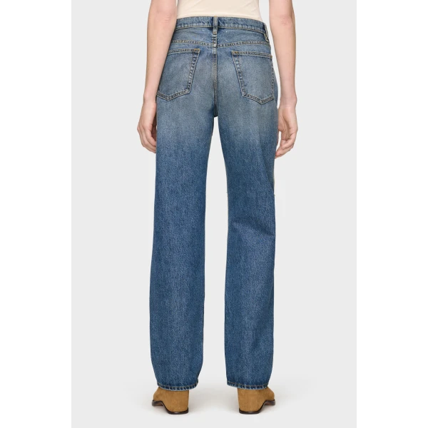 Maison Margiela Patchwork Panel Jeans in Blue | Denim | Coveti