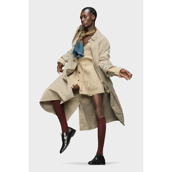Maison Margiela Peached Coat in Sand | Coats | Coveti