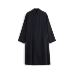 Maison Margiela Peached Trench Coat in Black | Coveti