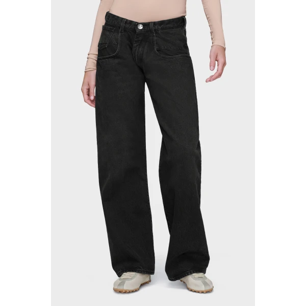 Maison Margiela Pocket Jeans in Black | Denim | Coveti