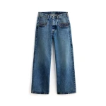 Maison Margiela Pocket Square Jeans in Blue Jeans | Coveti