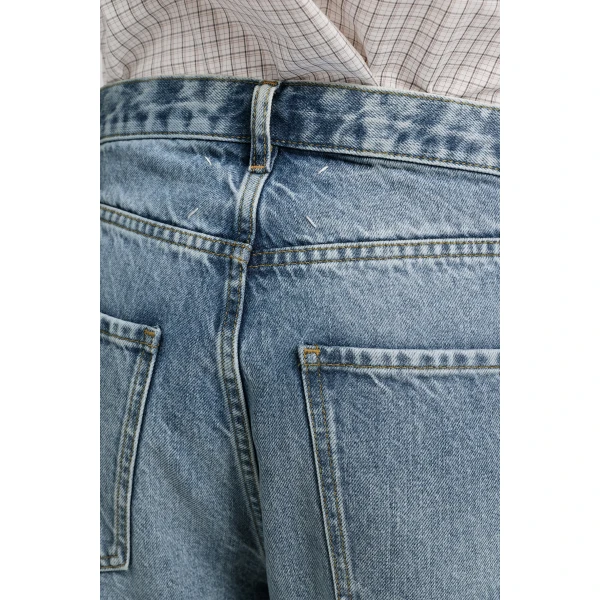 Maison Margiela Pocket Square Jeans in Blue Jeans | Denim | Coveti