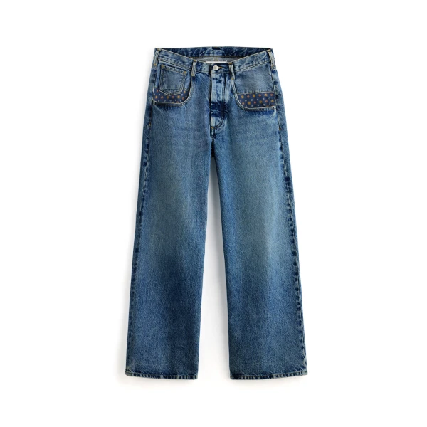 Pocket Square Jeans in Blue Jeans