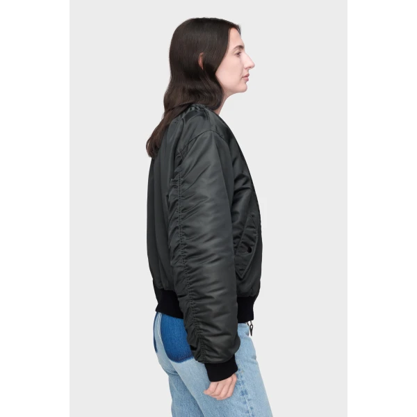 Maison Margiela Reversible Bomber Jacket in Dark Grey | Jackets | Coveti