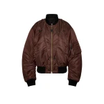 Maison Margiela Reversible Bomber Jacket in Tapenade | Coveti
