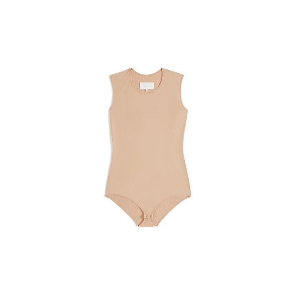 Second Skin Sleeveless Bodysuit in Nude